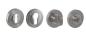 Preview: ProGriff TD-Elen auf Rosette–Chrom/Nickel matt